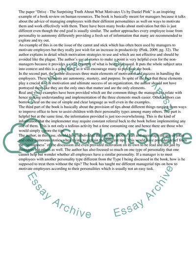 Drive: The Surprising Truth about what Motivates Us by D. Pink