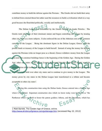 War: More Benefits than Destruction for Athens