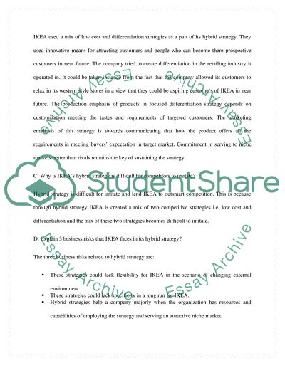 Hybrid Strategy of IKEA