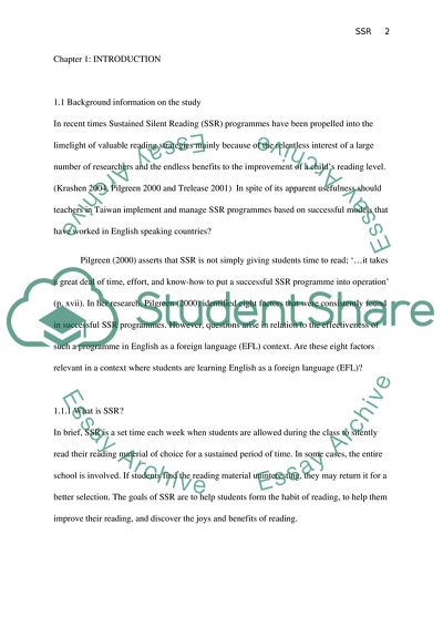 Secrets of Mastering of Sustained Silent Reading