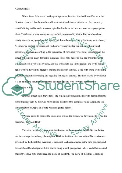 The Religious Message of Steve Jobs Biography