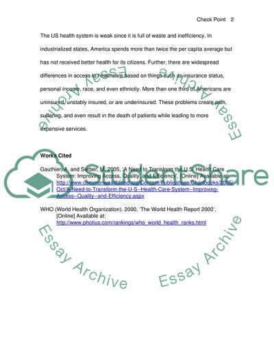 The U.S. Health Care System