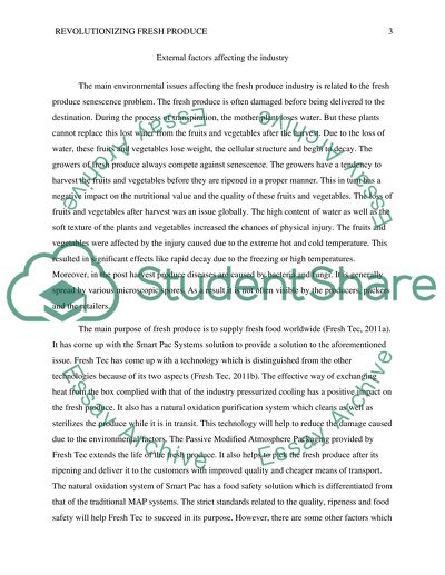 The Revolutionizing Fresh Produce atFreshTec