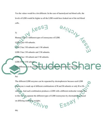 Determination of Serum Lactic Dehydrogenase Activity