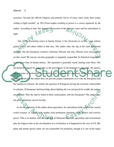 Guns, Germs and Steel by Jared M. Diamond