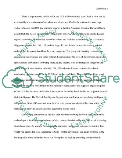 The Islamic State of Iraqi and Syria as a Militia and Terrorist Group