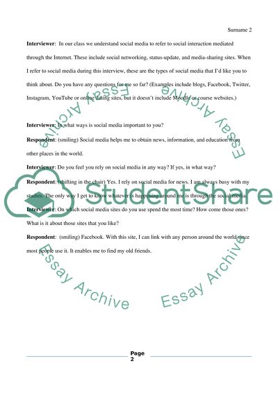 Social Media in Class Usage