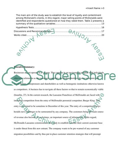 The Impact of Burger Kings Arrival in Lausanne