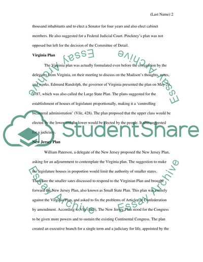 Formation of American Federal Government