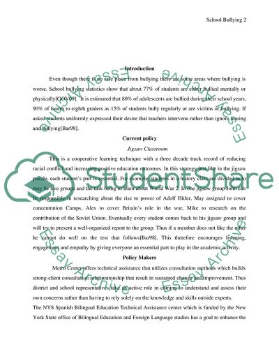 School Bullying in California