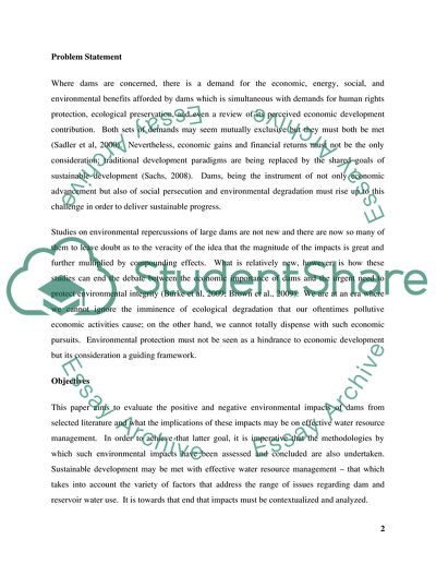 Environmental Impacts of Dams