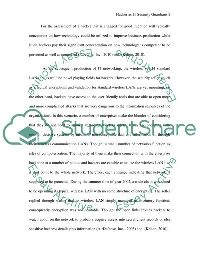 Advantages and disadvantages of having hackers or other systems intruders as your IT security guardians
