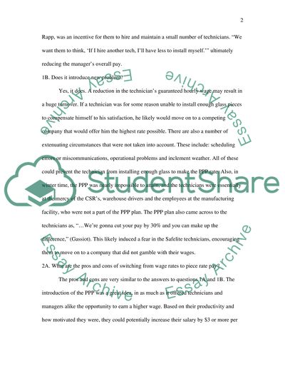 Performance pay at safelight Auto Glass