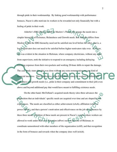 Nucor Uses an Integrated Approach to Employee Motivation