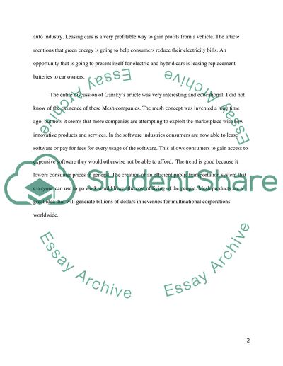 Analyzing Article Consumers Will Share Everything