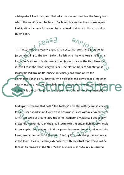 the lottery by shirley jackson essays the lottery by shirley jackson essays
