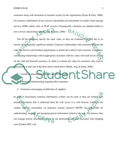 Ethics in Information Systems