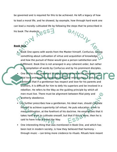 The Analects of Confucius