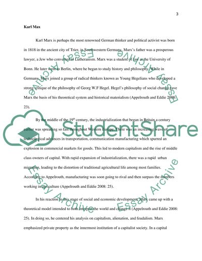 A Look into the Sociological Works of Marx, Durkheim & Weber