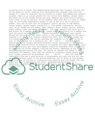 Airline or Credit Card Membership