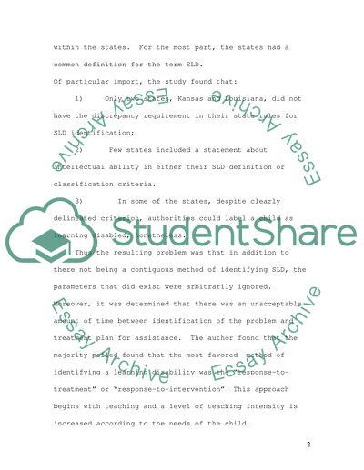 Education Article Summary