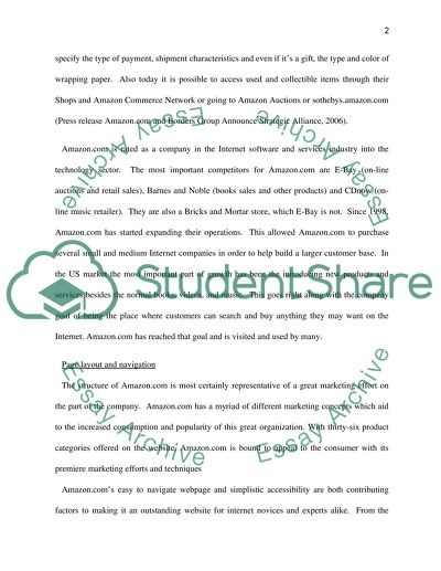 Analysis of Amazon in the UK