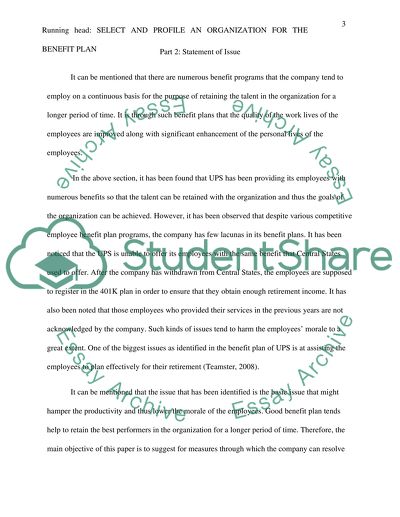 Benefit Plan of United Parcel Service