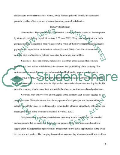 Business Policy and Strategic Management of Coca-Cola