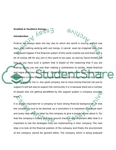 Scottish & Southern Energy