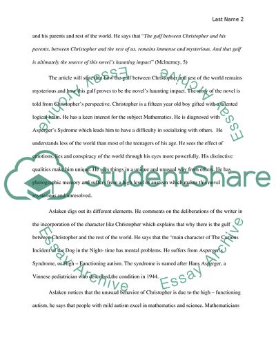 The Curious Incident of the Dog in the Night-Time by Mark Haddon