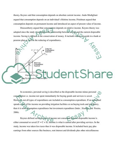 Relationship between Income and Saving among the Low-Income Workers in the Netherlands