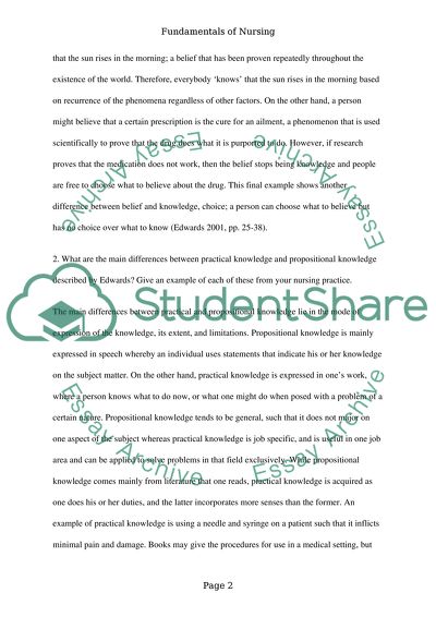 Fundamentals of Nursing