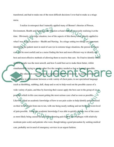 Theories of Nursing Paper