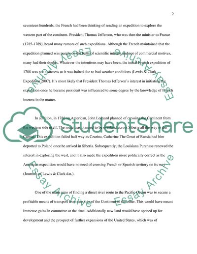 The Lewis and Clark Expedition