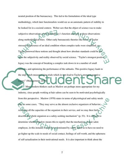 Management Thoery and Practice