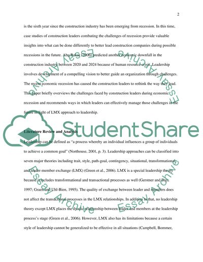 Challenges for Construction Leaders During Economic Shifts