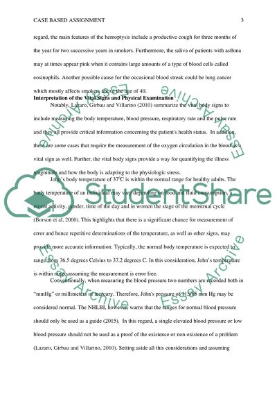 Pathophysiology of Presenting Features
