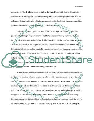 Late Capitalism and the World System