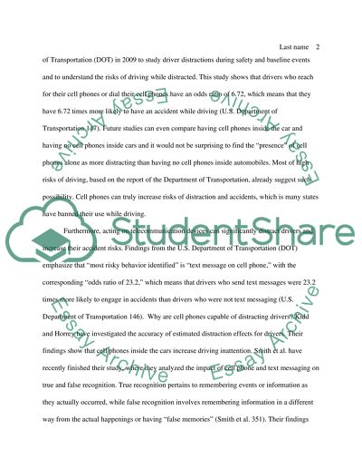 Why People Drive Distracted