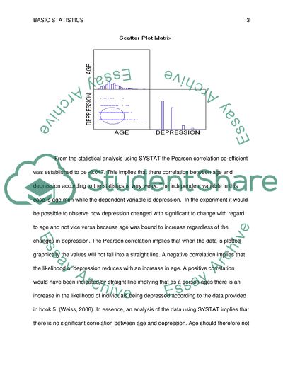 Basic Statistics and Pearson Correlation