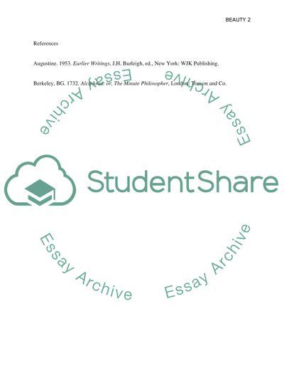 Can Beauty be in more than one object at one time Explain. [universals]