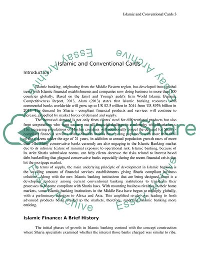 Islamic and conventional credit cards