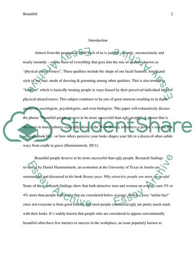 Beauty Pays: Why Attractive People Are More Successful