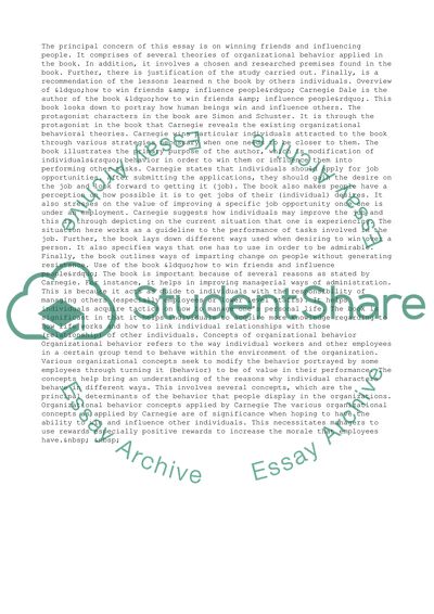 How to Win Friends and Influence People