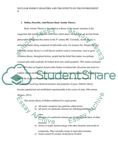 Research paper about nuclear energy