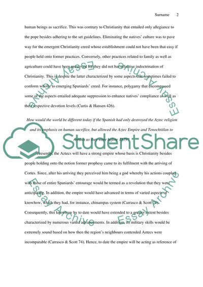 The Spanish Conquest of the Aztecs