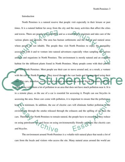 The Environment around the North Pennines