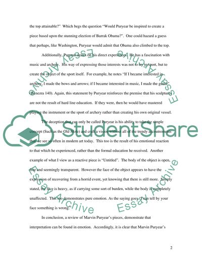 The Voice of Marvin Puryear