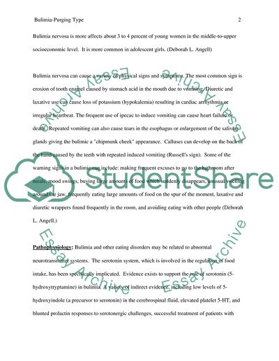 Bulimia-Purging Type