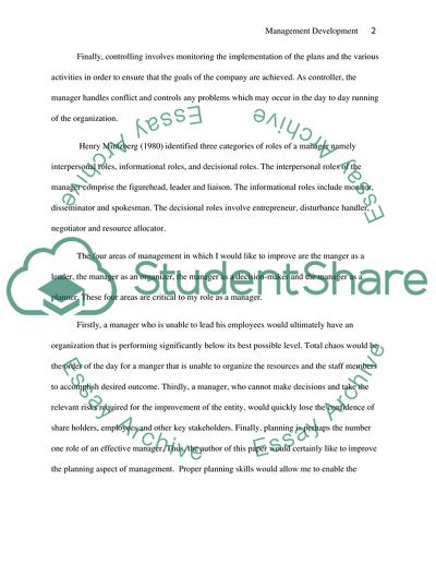 Management Development